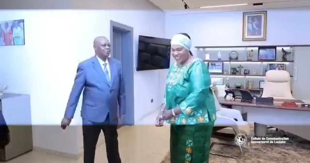 RDC/La Gouverneure du Lualaba, Fifi MASUKA SAÏNI, a reçu en audience, le samedi 25 juillet 2026, dans son cabinet de travail, le deuxième vice-président du Sénat, Norbert BASEGENZI KATINTIMA (vidéo)