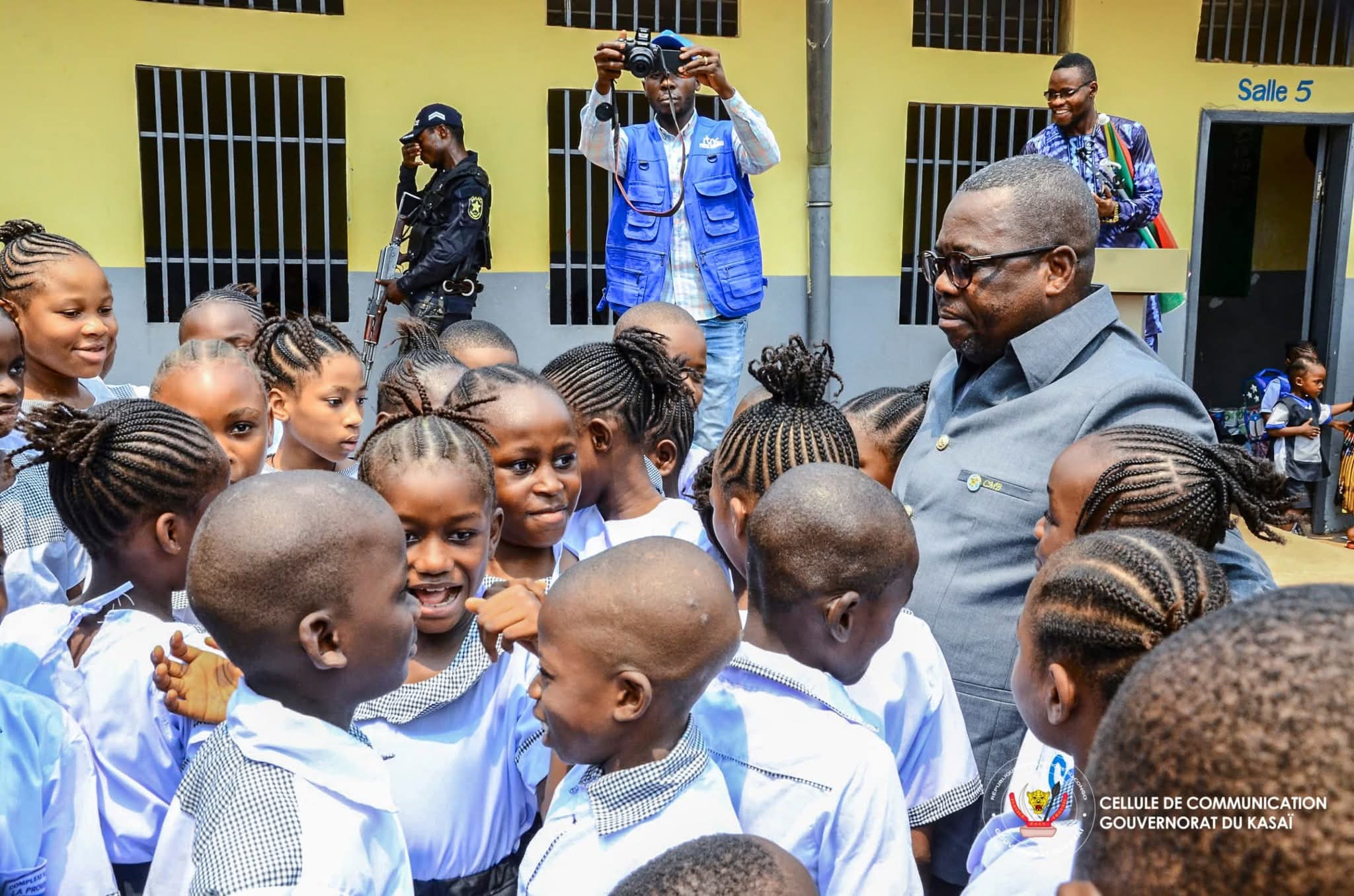 RDC/Kasaï :Lancement officiel de la rentrée scolaire 2026-2027 à Tshikapa par le Gouverneur Crispin Mukendi