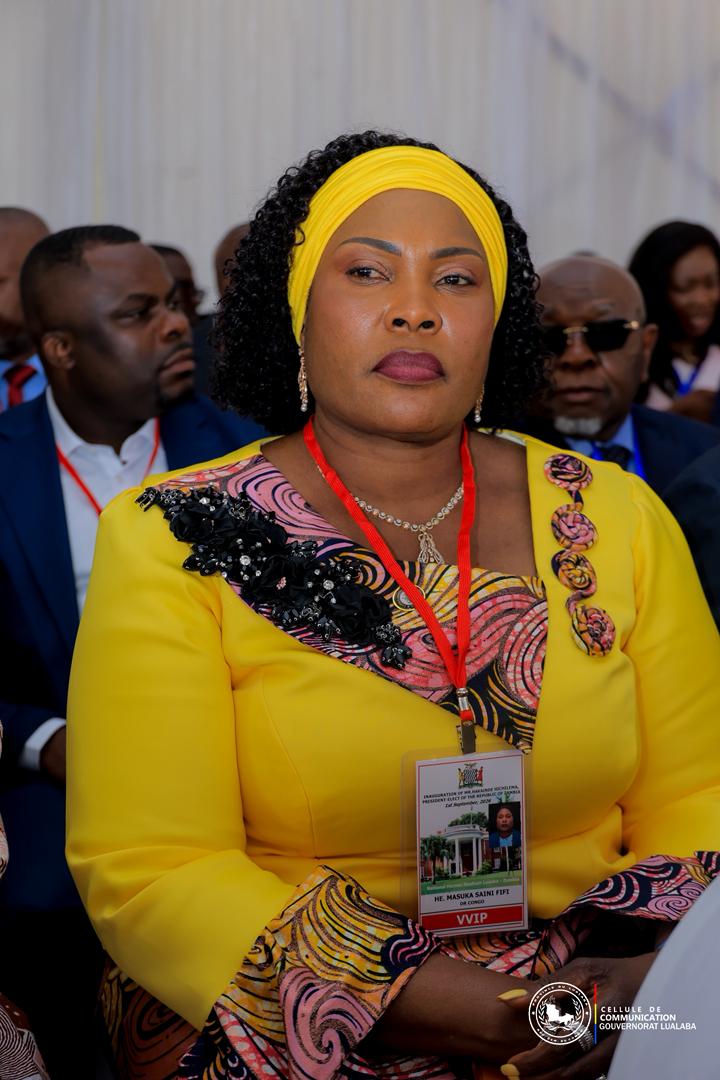 LUSAKA – ZAMBIE:MASUKA SAINI PREND PART À L’INVESTITURE DU PRÉSIDENT ZAMBIEN HAKAINDE HICHILEMA AU SEIN DE LA DÉLÉGATION OFFICIELLE DE LA RDC CONDUITE PAR SAMA LUKONDE